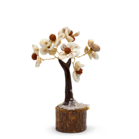 Med Gomati Chakra Circle Stone Trees with Rudraksha - 45 stones