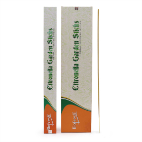 12x Biofresh Garden Incense Sticks - 50cm - Lemongrass