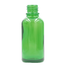 70x 100ml Green Glass Dropper Bottle - No Cap