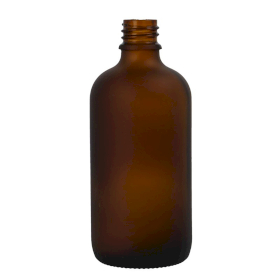 70x 100ml Frosted Amber Glass Dropper Bottle