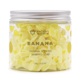3x Banana Whipped Cream Soap 120g