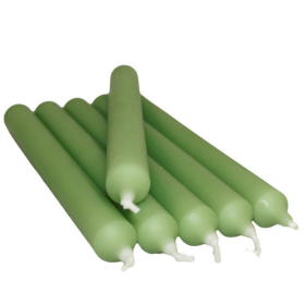 100x Olive Dinner Candle