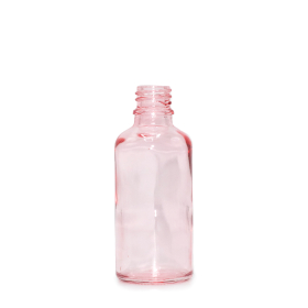 160x 10ml Rose Pink Glass Dropper Bottle - No Cap