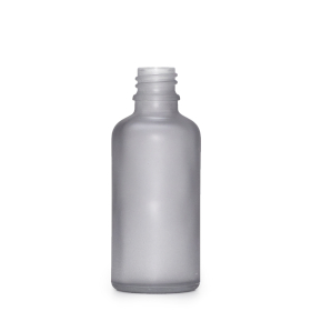 330x 30ml Frosted Grey Glass Dropper Bottle - No Cap