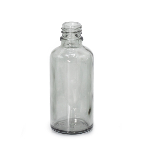 264x 50ml Smoke Grey Glass Dropper Bottle - No Cap