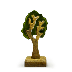 6x Lost in the Forrest -  Single Tree 3D Wooden Decoration - 20x10cm