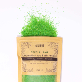 5x Aromatherapy Bath Potion in Kraft Bag 350g - PMT