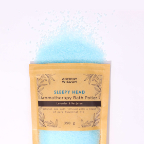 5x Aromatherapy Bath Potion in Kraft Bag 350g - Sleepy Head
