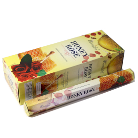 6x Aromatika Charcoal Free Hex Incense - Honey Rose