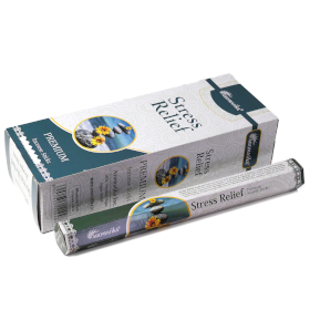 6x Aromatika Charcoal Free Hex Incense - Stress Relief
