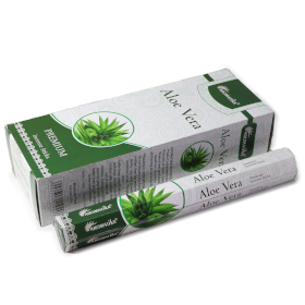 6x Aromatika Charcoal Free Hex Incense - Aloe Vera