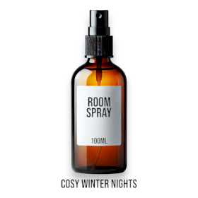 12x Cosy Winter Nights Room Spray 100ml - White Label