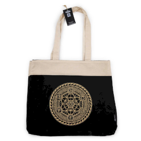 Oversized Tote Bag Chocolate Stonewash 14oz - Freedom Chakra