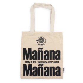 10x Iconic Basic Tote Bag - Mañana Mañana - Natural 4oz