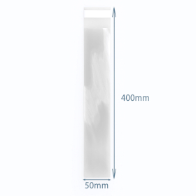 500x Poly-Prop Bags 400x50mm Reseal