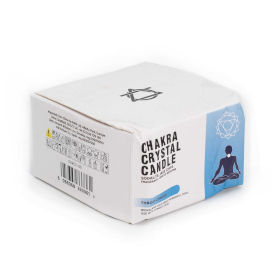 Chakra Crystal Candles - Throat Chakra