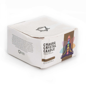 Large Chakra Crystal Candles - Seven Charkra