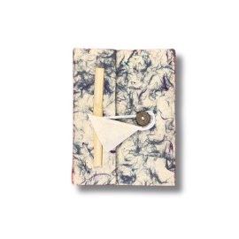 Med Lokta Mixed Blue Cotton Notebook (15x12cm) - 45 Pages