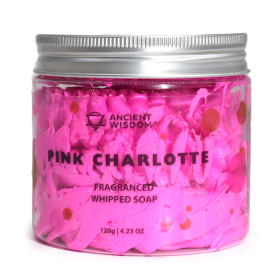 3x Pink Charlotte Whipped Cream Soap 120g