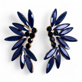 Royal Blue - Vintage Glass - Fairies - Earrings