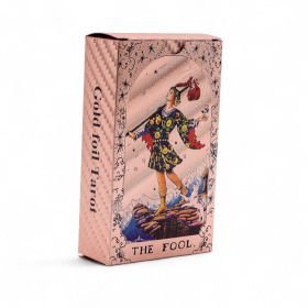 Rose Gold Foil Tarot Card Set - Moon Phase - with booklet