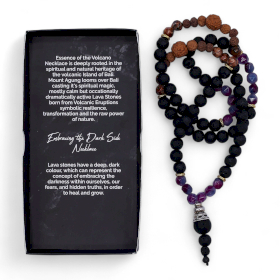 Essence of the Volcano Necklace - Embracing the Dark Side