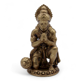 4x Brass Miniature Gods - Hanuman (30gms)  - 36mm