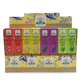 48x Earth Inspired Smudge Incense Display Pack ( 4 x 12 Fragrances)