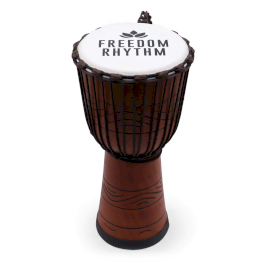 Large Pro Djembe Drum - Freedom Rhythm (high) - 50cm (22cm Diia)