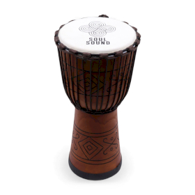 Large Pro Djembe Drum - Soul Sound (low) - 50cm (22cm Diia)