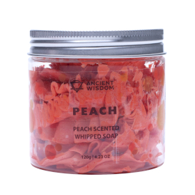 3x Peach Whipped Soap 120g