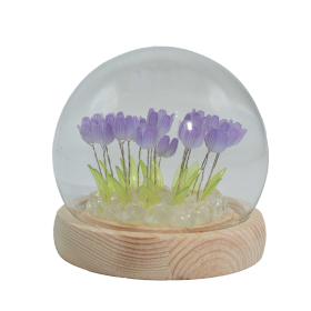 Floral Glow Garden Dome - 20 Tulips - LED USB