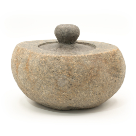 Natural Riverstone Grounding Pot - Large (aprox 15x12cm)
