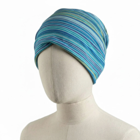 6x Nomad Sari - Hippy Headband - Plain Assorted Designs - (56x25cm) Free size