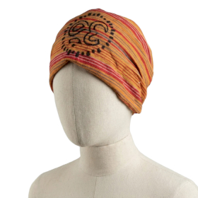 6x Nomad Sari - Hippy Headband - Blockprint Assorted Designs - (56x25cm) Free size