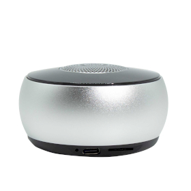 SIlver Mandela Lighting Effect Mini Speaker