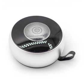SIlver Mandela Lighting Effect Mini Speaker