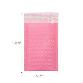 35x Pink Poly Bubble Envelope (130x180+40mm)