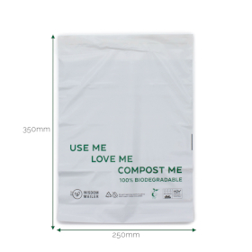 100x 100% Biodegradable Mailer (250x350mm)