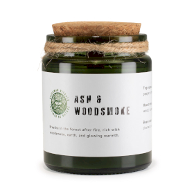 Woodwick Soy Candle - Ash & Woodsmoke