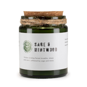 Woodwick Soy Candle - Sage & Mintwood