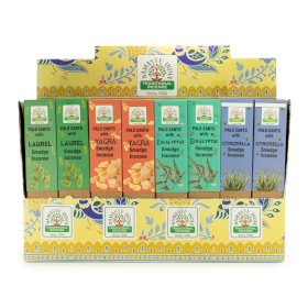 48x Earth Inspired Smudge Incense Display Pack (4x12 Fragrances) (05-08)