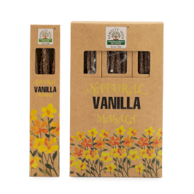 12x Natural Botanical Masala Incense - Vanilla