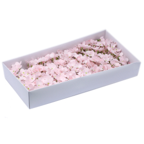36x Craft Soap Flowers - Hydrangea - Pink