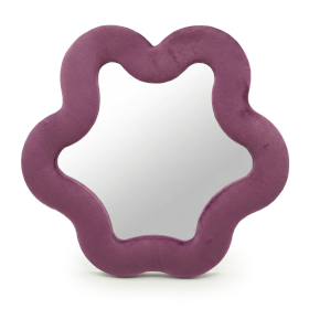 Soft Squiggly Mirror - Star - Mauve - 33x23cm