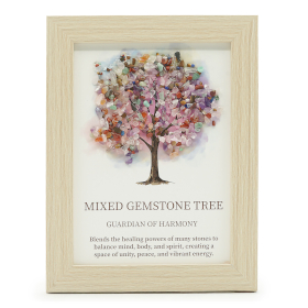 3x Gemstone Picture - Tree of Life - Multi