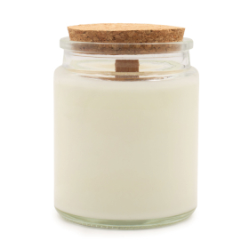 6x Unlabeled Woodwick Soy Candle - Leaves and Linen