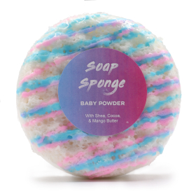 3x Baby Powder Triple Butter Soap Sponge
