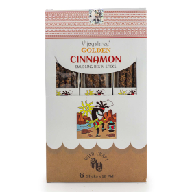 12x 30g Golden Cinnamon Smudging Resin Sticks