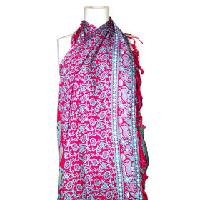 2x Teal Purple Mandala Sarongs